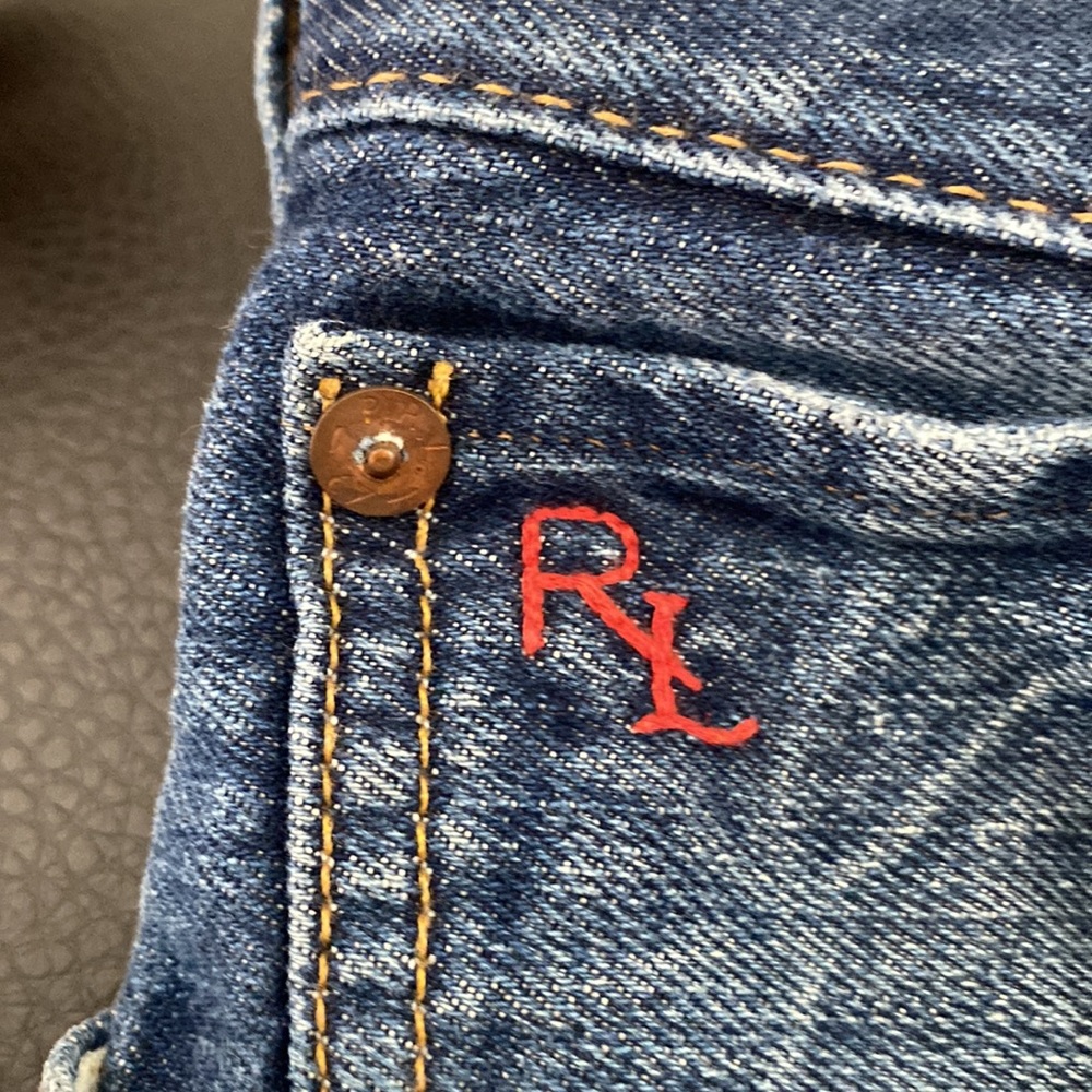 Polo by Ralph Lauren Original Denim Mens 42 - Picture 4 of 10